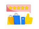 پیش‌نمایش فایل shopping-review-10745130 از پک امتیازها و بازخوردها