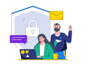 پیش‌نمایش فایل email-protection-10745079 از پک امنیت سایبری
