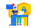 پیش‌نمایش فایل man-receiving-cyber-security-email-10745077 از پک امنیت سایبری