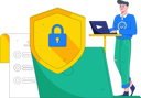 پیش‌نمایش فایل man-working-on-cyber-security-program-10745073 از پک امنیت سایبری