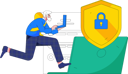 پیش‌نمایش فایل man-working-on-cyber-security-program-10745074 از پک امنیت سایبری