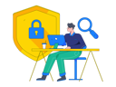 پیش‌نمایش فایل man-working-on-cyber-security-service-10745078 از پک امنیت سایبری