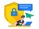 پیش‌نمایش فایل man-working-on-cyber-security-service-10745083 از پک امنیت سایبری