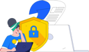 پیش‌نمایش فایل woman-working-on-cyber-security-10745071 از پک امنیت سایبری