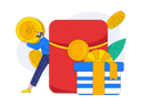 پیش‌نمایش فایل boy-with-gift-angpow-10745293 از پک کیف پول