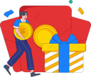 پیش‌نمایش فایل boy-with-gift-angpow-10745298 از پک کیف پول