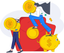 پیش‌نمایش فایل people-putting-money-in-angpow-10745294 از پک کیف پول