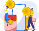 پیش‌نمایش فایل people-using-digital-wallet-10745284 از پک کیف پول