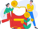 پیش‌نمایش فایل people-with-envelope-10745282 از پک کیف پول