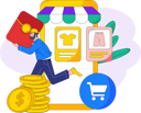 پیش‌نمایش فایل boy-doing-online-shopping-10744737 از پک تجارت الکترونیک