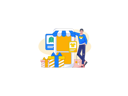 پیش‌نمایش فایل boy-shopping-online-10744755 از پک تجارت الکترونیک