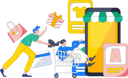 پیش‌نمایش فایل couple-doing-online-shopping-10744757 از پک تجارت الکترونیک