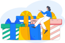 پیش‌نمایش فایل woman-doing-online-shopping-10744743 از پک تجارت الکترونیک