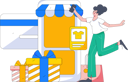 پیش‌نمایش فایل woman-feeling-happy-after-getting-discount-10744758 از پک تجارت الکترونیک