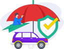 پیش‌نمایش فایل man-finding-car-insurance-10744611 از پک بیمه خودرو