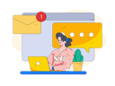 پیش‌نمایش فایل businesswoman-is-viewing-at-unread-email-11212296 از پک همکاری تجاری