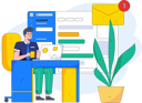 پیش‌نمایش فایل employee-is-watching-unread-mails-11212284 از پک همکاری تجاری
