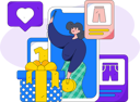 پیش‌نمایش فایل girl-is-doing-online-shopping-11212647 از پک پخش زنده