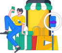 پیش‌نمایش فایل man-is-recording-shopping-podcast-11212642 از پک پخش زنده