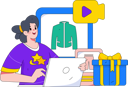 پیش‌نمایش فایل woman-is-doing-online-shopping-11212641 از پک پخش زنده