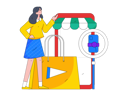 پیش‌نمایش فایل woman-is-doing-shopping-podcast-11212638 از پک پخش زنده