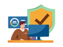 پیش‌نمایش فایل man-check-business-presentation-11325336 از پک کسب و کار