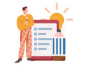 پیش‌نمایش فایل man-making-bright-schedule-11325342 از پک کسب و کار