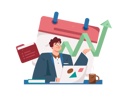 پیش‌نمایش فایل man-thinking-about-business-growth-11325355 از پک کسب و کار