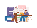 پیش‌نمایش فایل man-walking-and-talking-on-mobile-11325340 از پک کسب و کار
