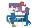پیش‌نمایش فایل young-two-mes-discussion-about-business-11325328 از پک کسب و کار