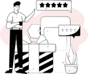 پیش‌نمایش فایل businessman-views-at-social-media-likes-11329590 از پک رتبه بندی