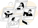 پیش‌نمایش فایل businessman-finalizes-candidates-11329581 از پک استخدام