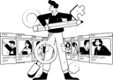 پیش‌نمایش فایل businessman-hires-new-employee-11329571 از پک استخدام