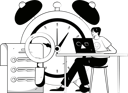پیش‌نمایش فایل businessman-is-doing-time-management-11329563 از پک استخدام