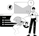 پیش‌نمایش فایل businessman-is-viewing-unread-mails-11329564 از پک استخدام