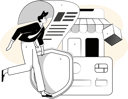 پیش‌نمایش فایل boy-pays-shopping-bill-11329498 از پک پرداخت