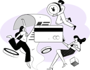 پیش‌نمایش فایل woman-pays-online-shopping-bill-11329500 از پک پرداخت