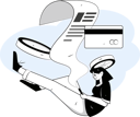 پیش‌نمایش فایل woman-pays-through-card-11329501 از پک پرداخت