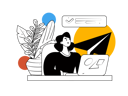 پیش‌نمایش فایل girl-sending-mail-11325625 از پک فعالیت افراد