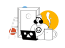 پیش‌نمایش فایل girl-working-at-office-11325654 از پک فعالیت افراد