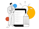 پیش‌نمایش فایل man-making-bright-schedule-11325649 از پک فعالیت افراد