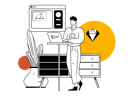 پیش‌نمایش فایل man-working-from-home-11325623 از پک فعالیت افراد