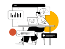 پیش‌نمایش فایل man-working-on-business-report-11325637 از پک فعالیت افراد