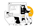 پیش‌نمایش فایل man-working-on-laptop-11325634 از پک فعالیت افراد