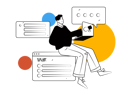پیش‌نمایش فایل man-working-with-task-schedule-11325624 از پک فعالیت افراد