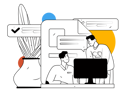 پیش‌نمایش فایل two-men-discussion-on-business-11325611 از پک فعالیت افراد
