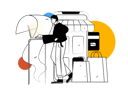 پیش‌نمایش فایل man-payment-via-credit-card-11329068 از پک پرداخت