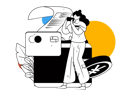 پیش‌نمایش فایل girl-with-credit-card-bill-11329090 از پک پرداخت با کارت
