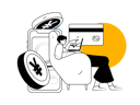 پیش‌نمایش فایل man-doing-online-payment-11329073 از پک پرداخت با کارت