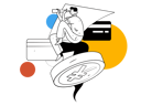 پیش‌نمایش فایل man-finding-money-11329077 از پک پرداخت با کارت